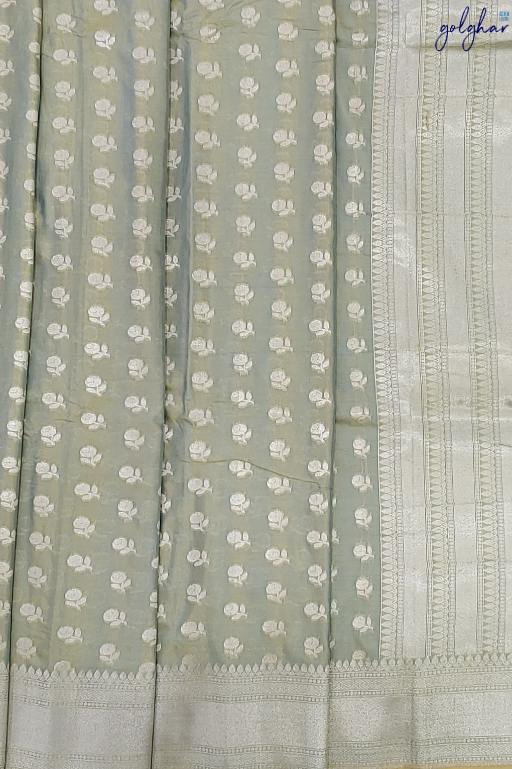 Liva Green Pure Banarasi Saree
