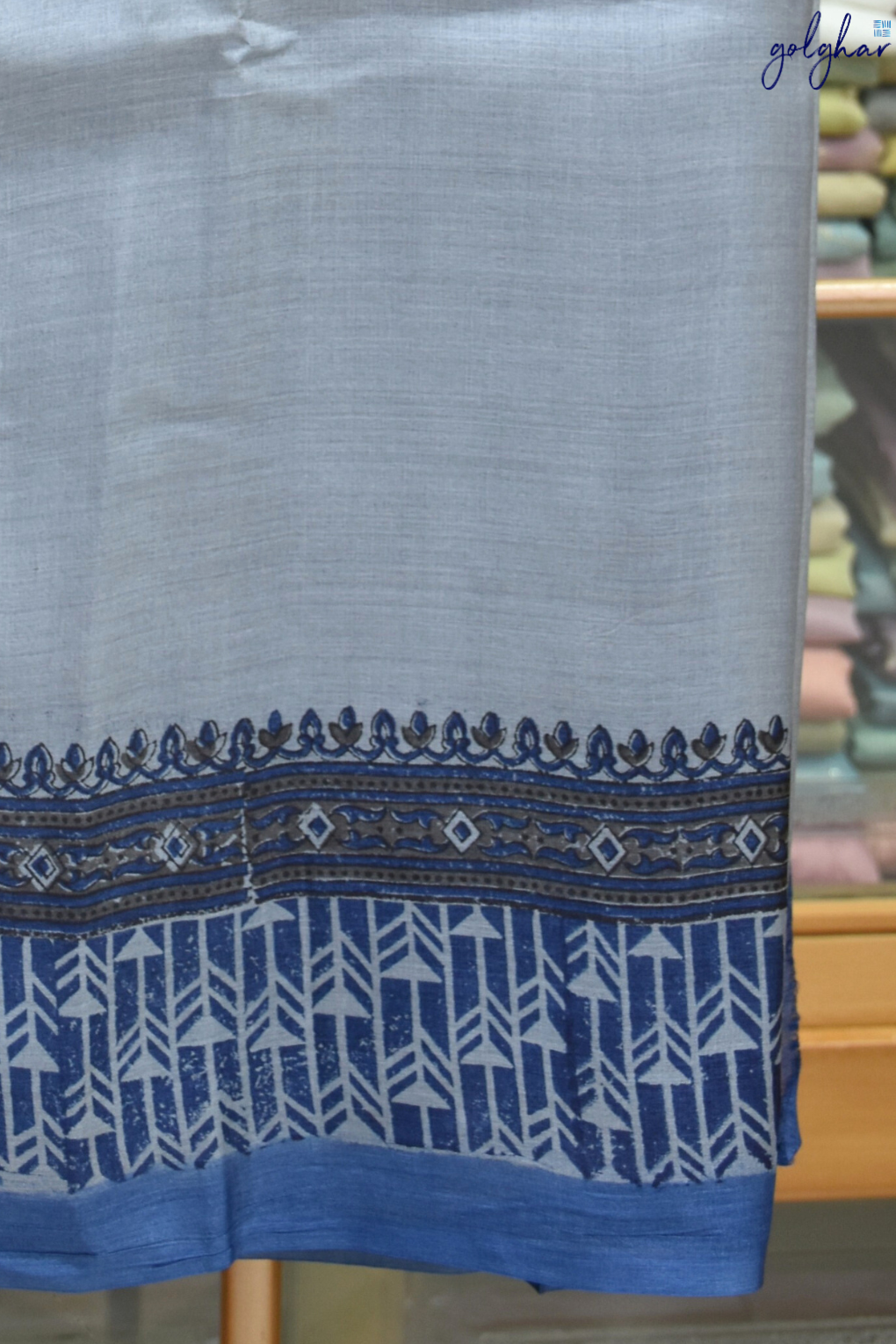 Sapphire Silence (Saree)