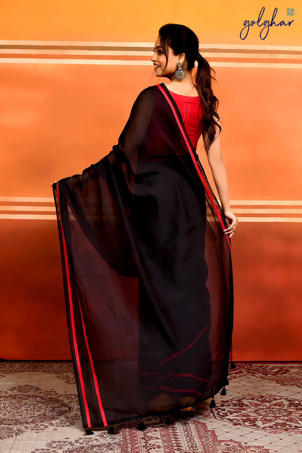 Inside Out - Red & Black (Blouse)