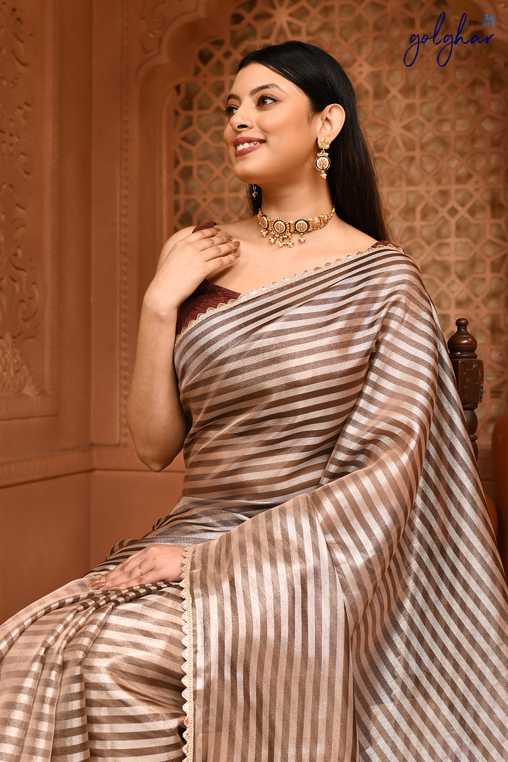 Lion's Roar (Saree)