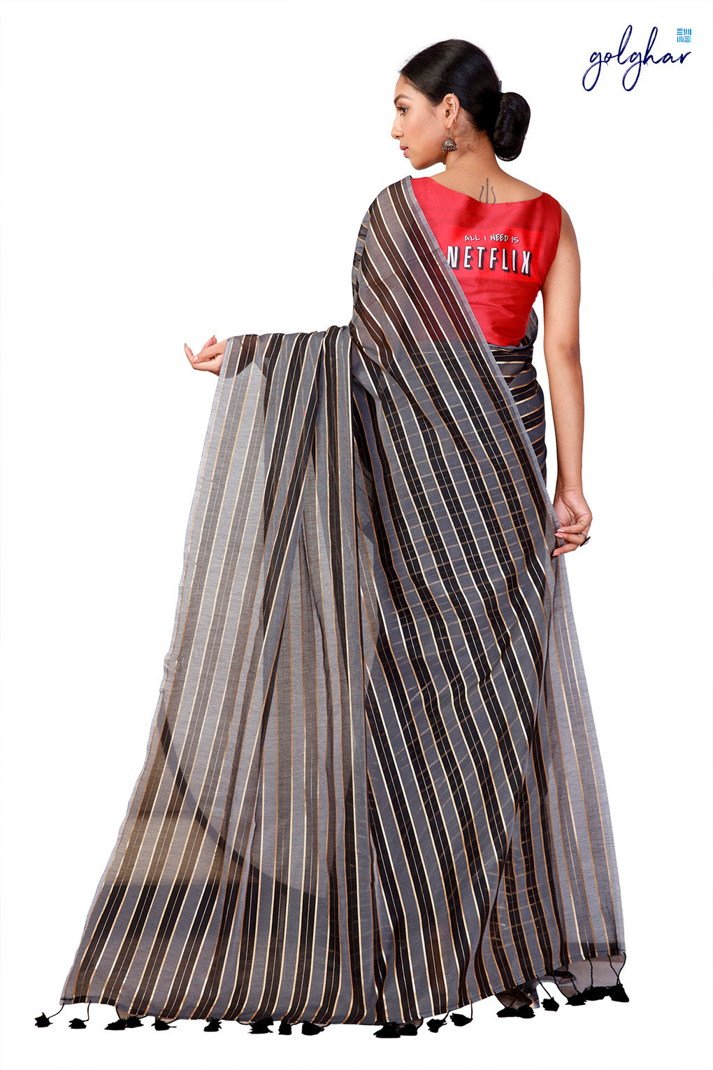 Metallic Sheens (Saree)