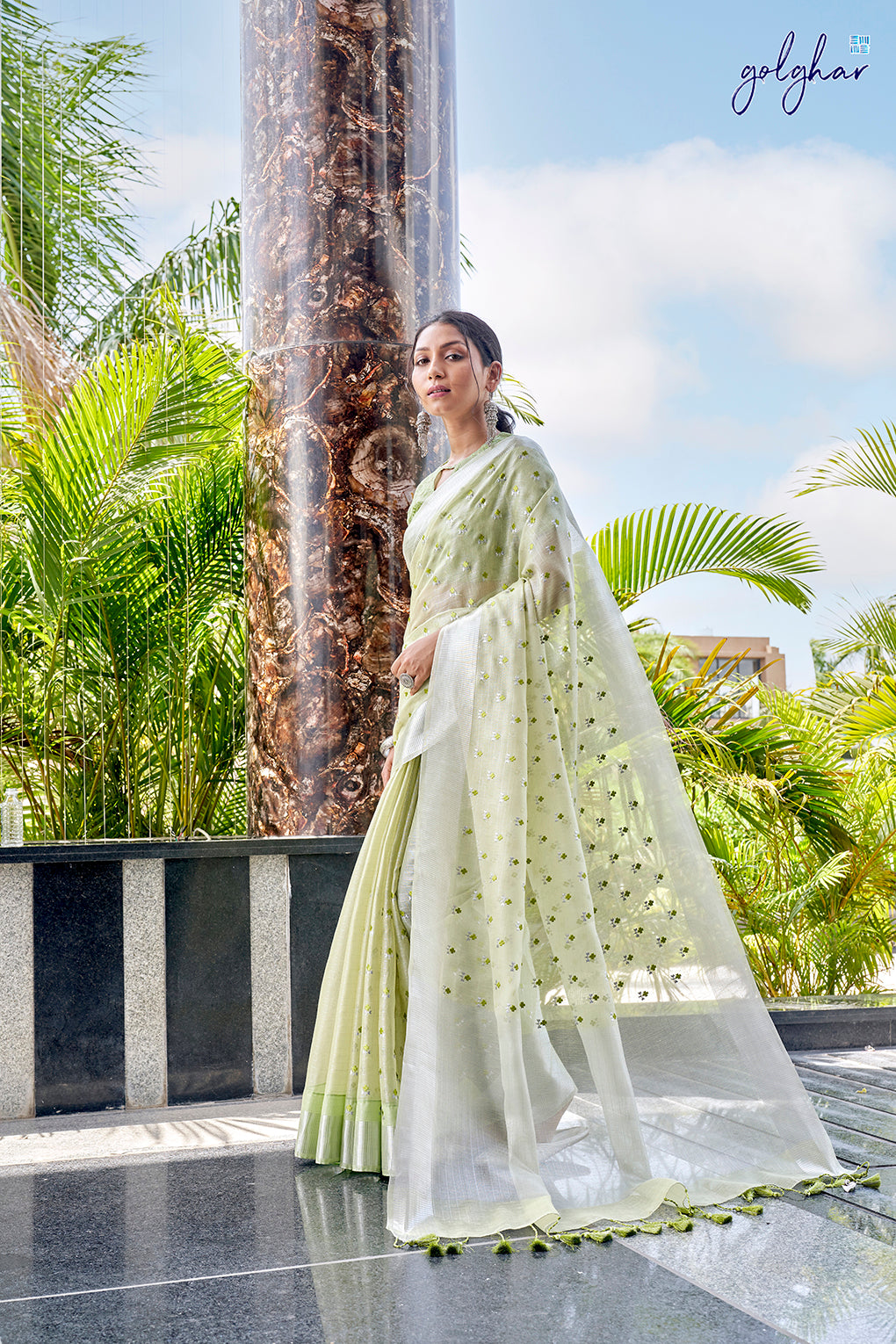 Breezy Fizzy (Saree)