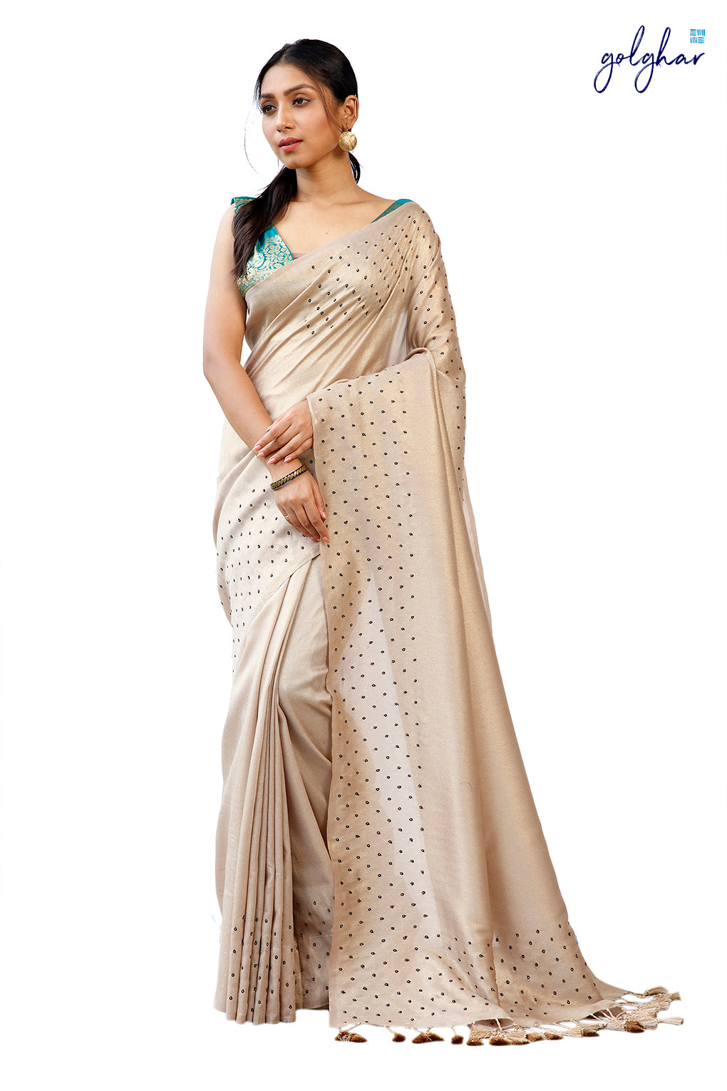 Silver Snow (Saree)