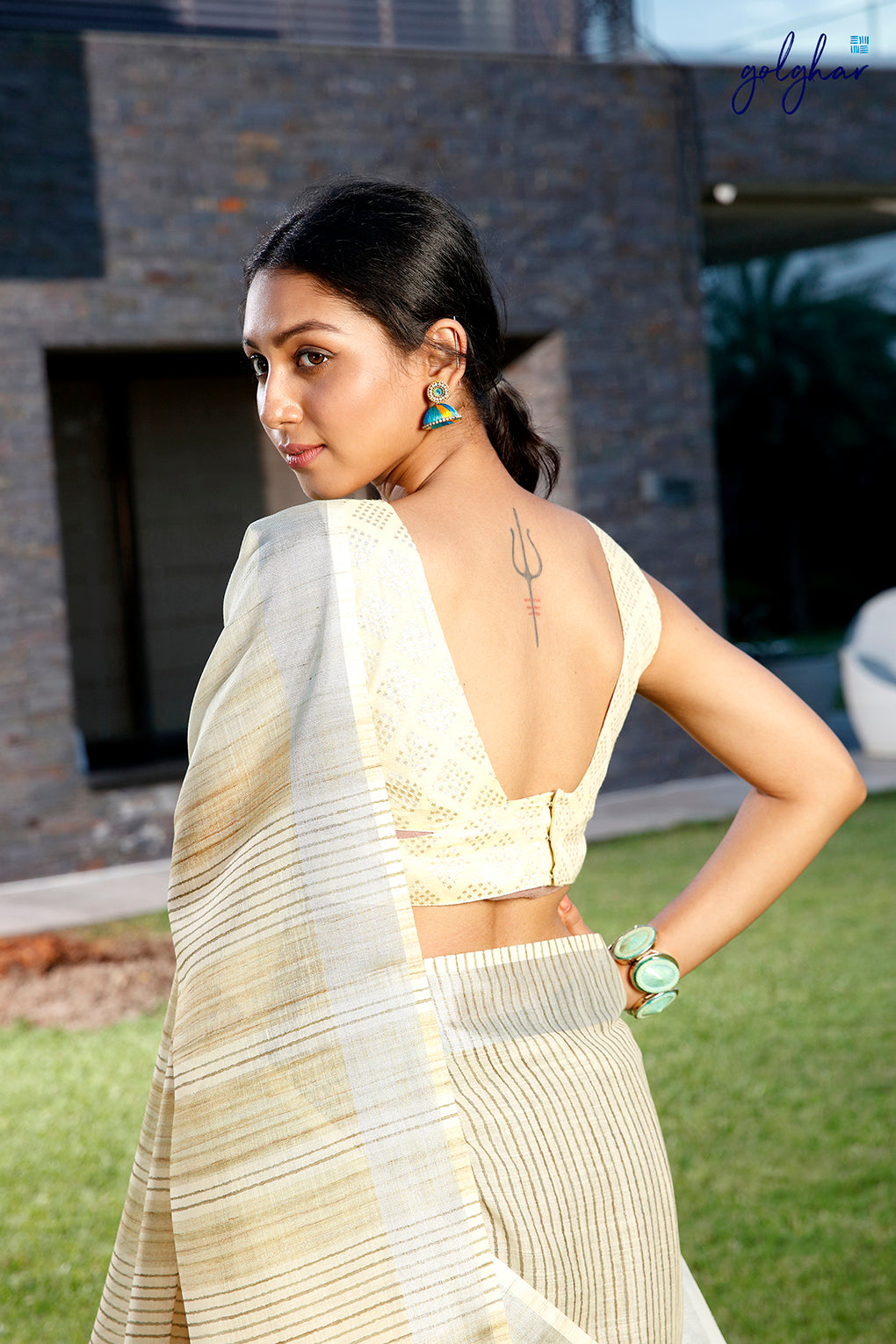 Lemon Fling (Saree)