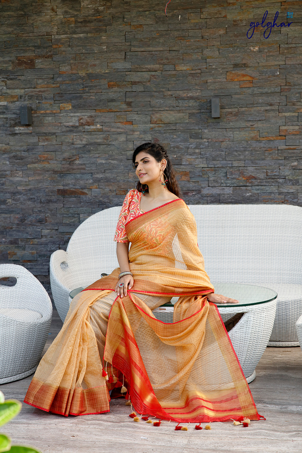 Mellow Yellow (Saree)