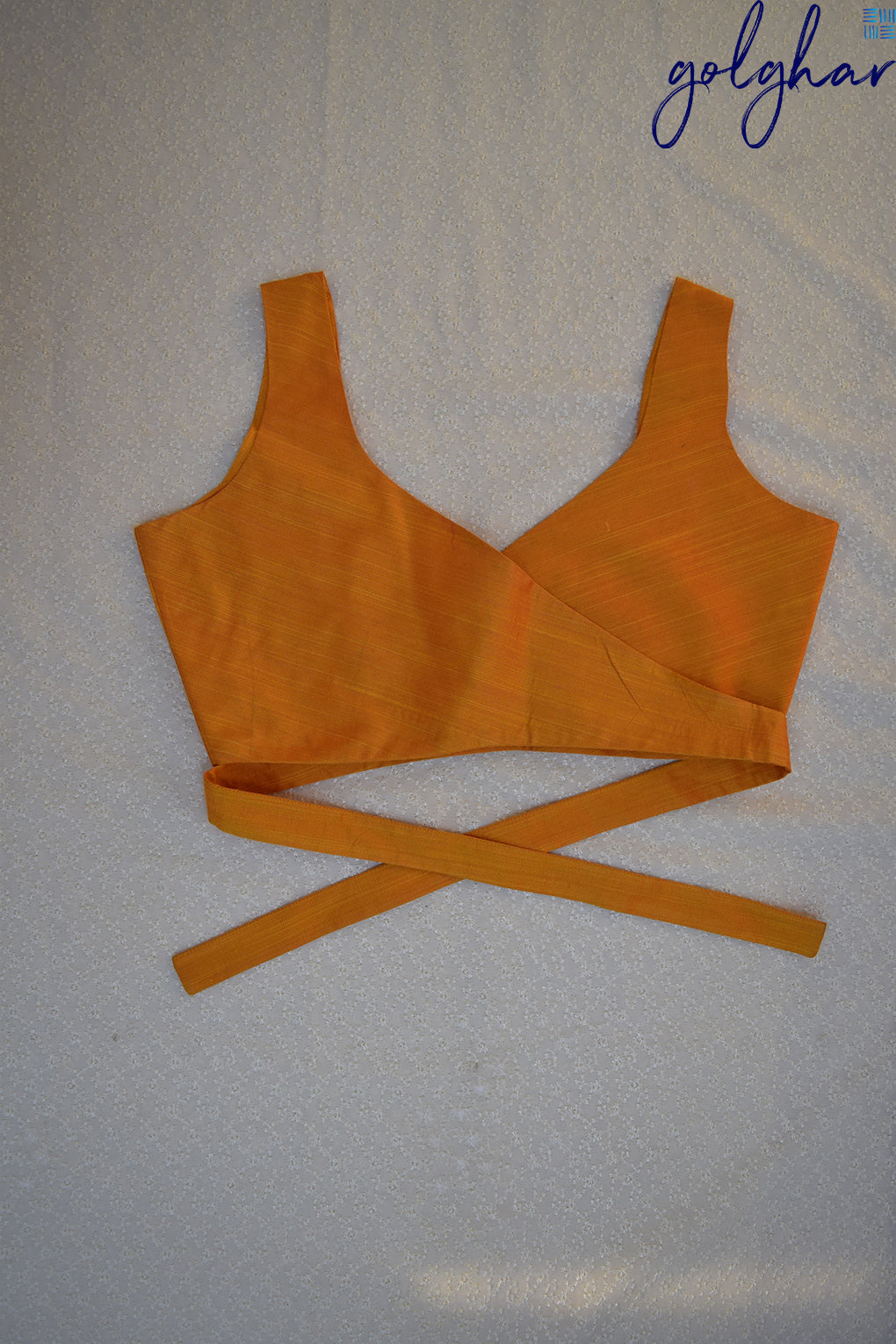 Back me Knot-Yellow (Blouse)