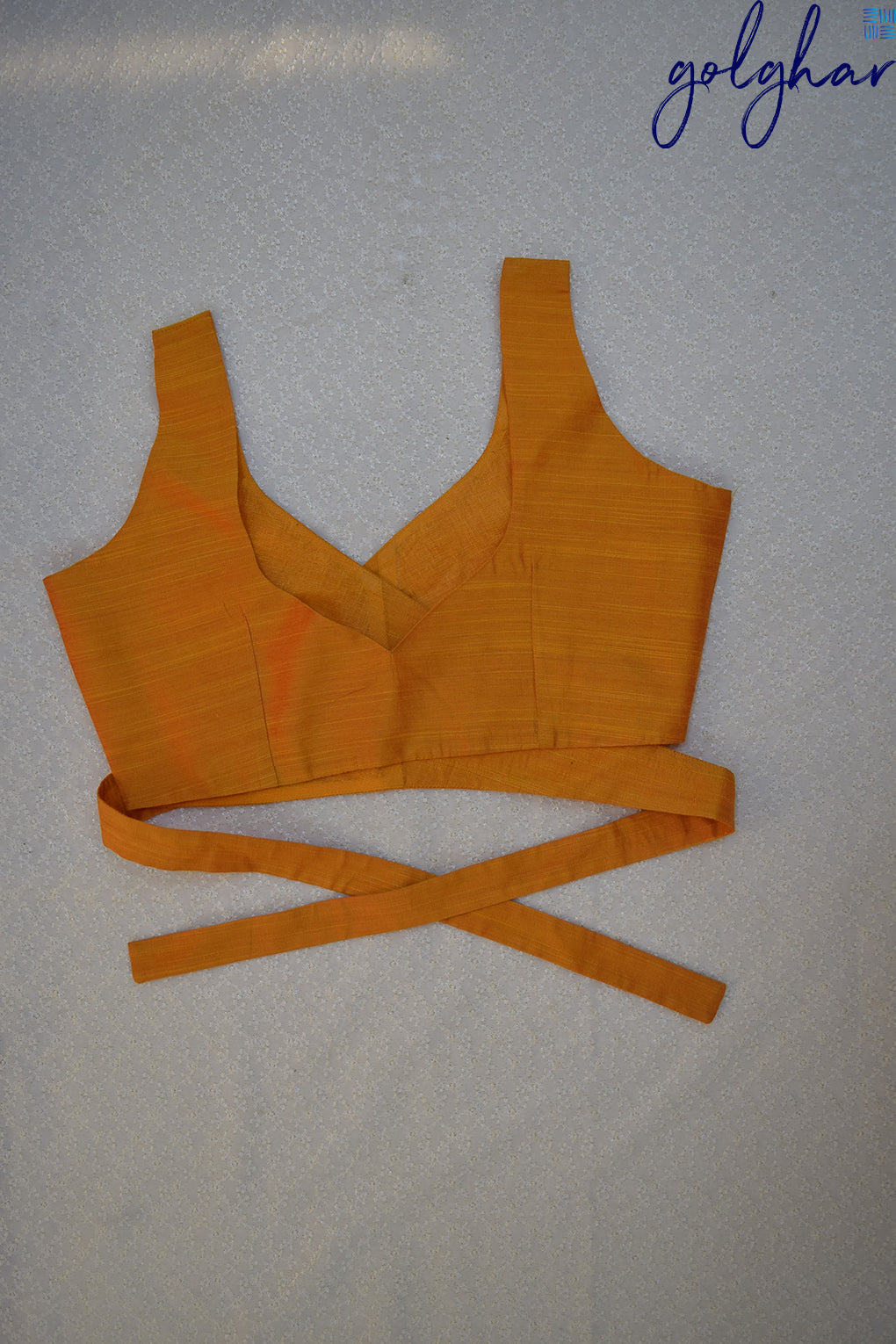 Back me Knot-Yellow (Blouse)