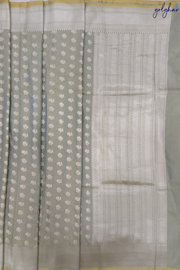 Liva Green Pure Banarasi Saree