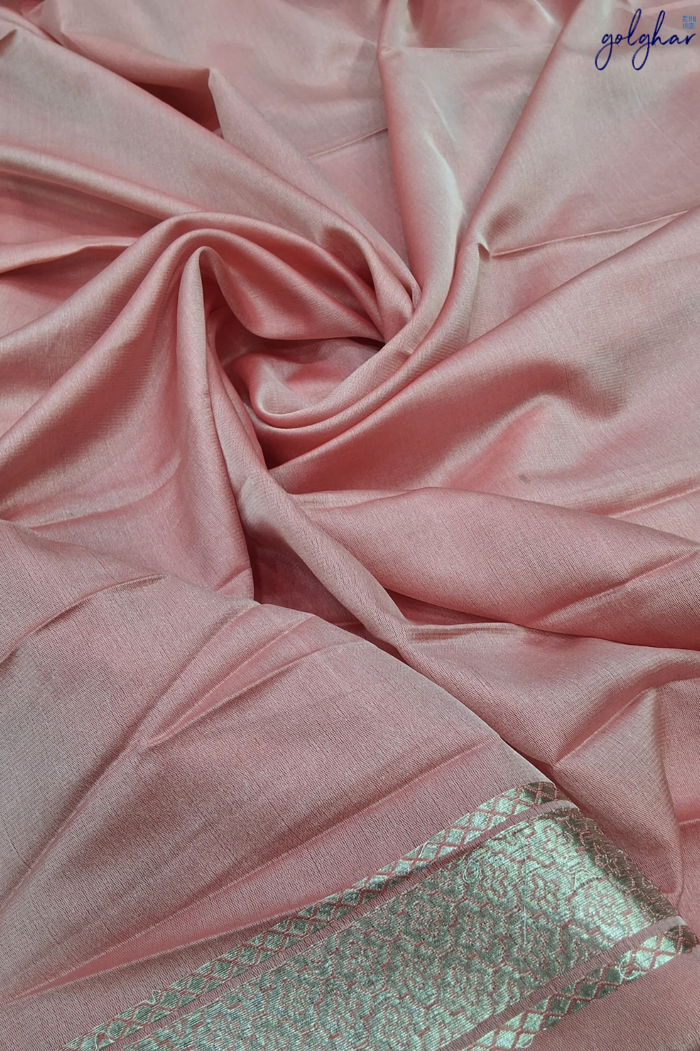 Liva Dusty Rose Handloom Banarasi Saree