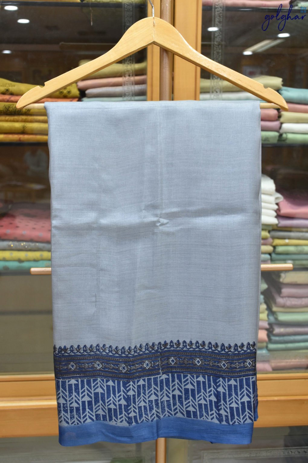 Sapphire Silence (Saree)
