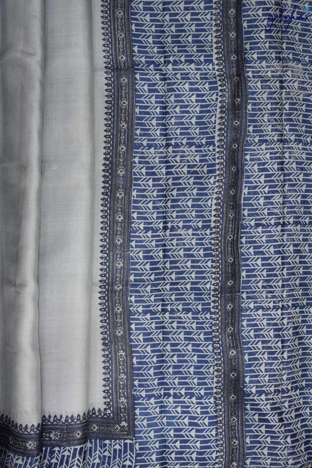 Sapphire Silence (Saree)