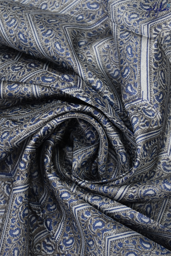 Sapphire Silence (Saree)