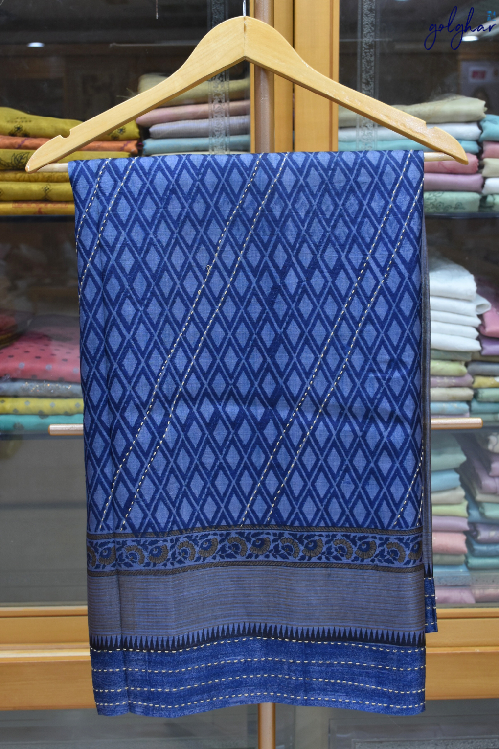 Noor-e-Neel Handloom Banarasi Saree