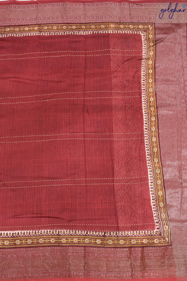 Crimson Mist (Saree)