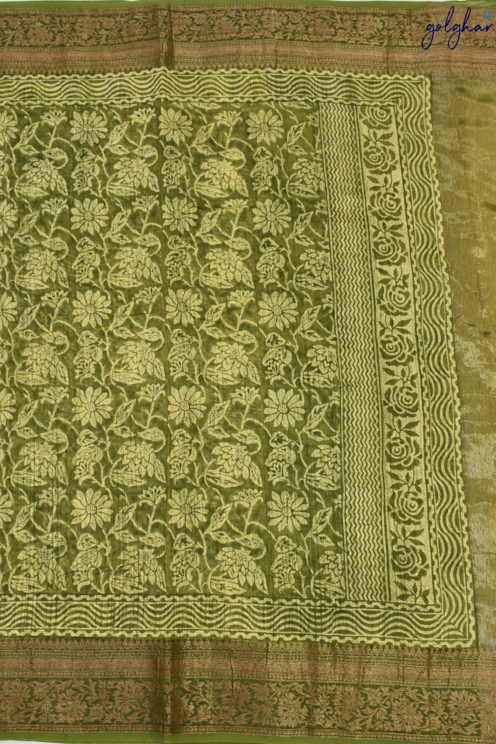 Moss Magic (Saree)