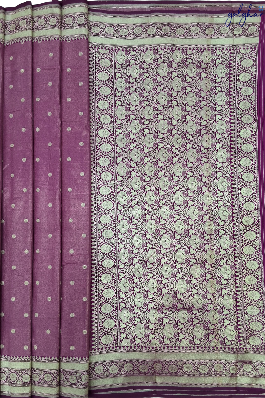 Silk Tissue Pink Handloom Banarasi Saree