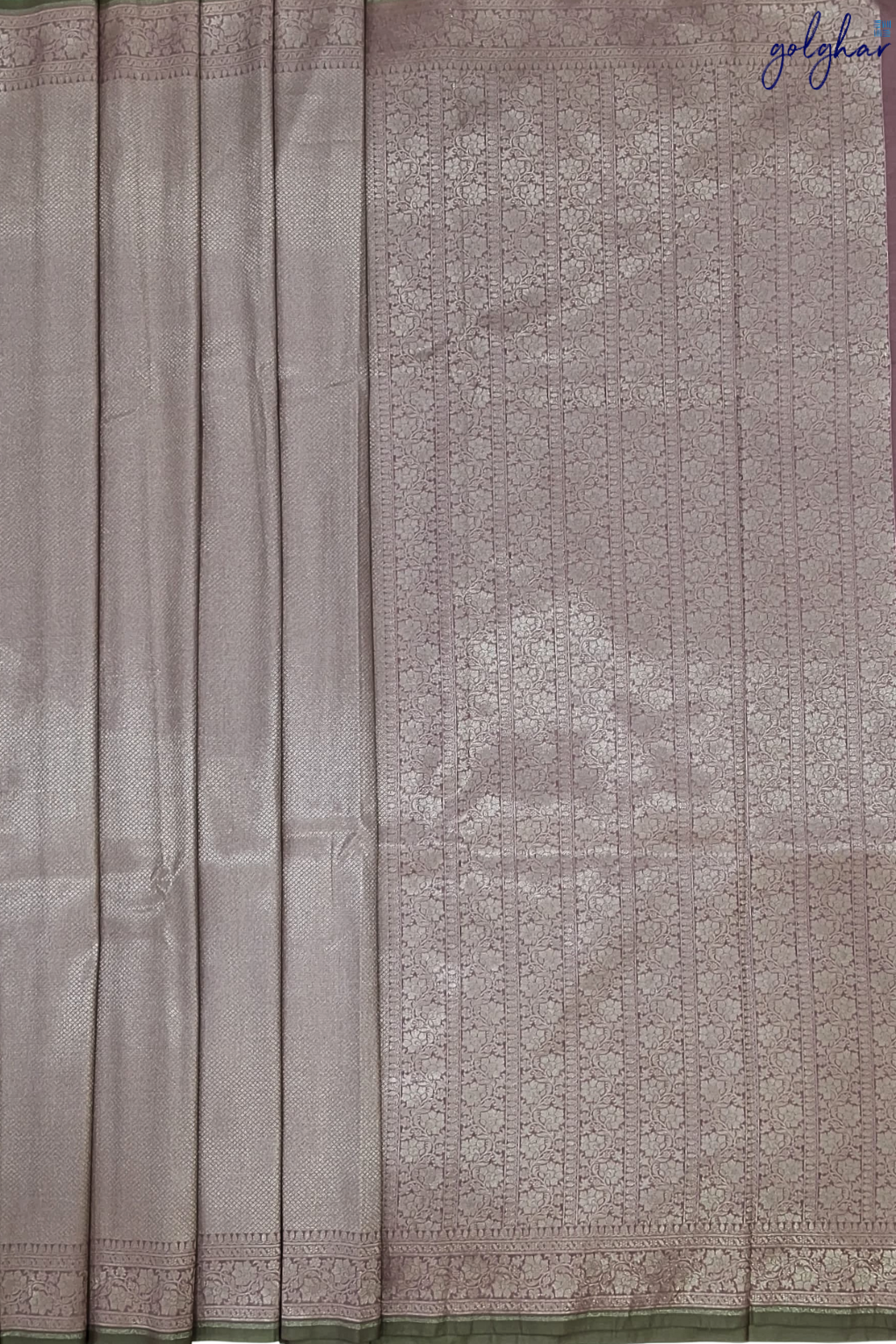 Liva Light Lavender Pink Handloom Banarasi Saree