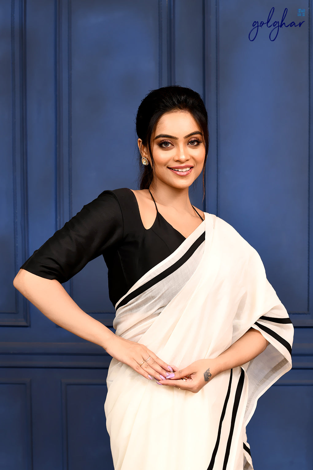 Yin Yang (Saree)