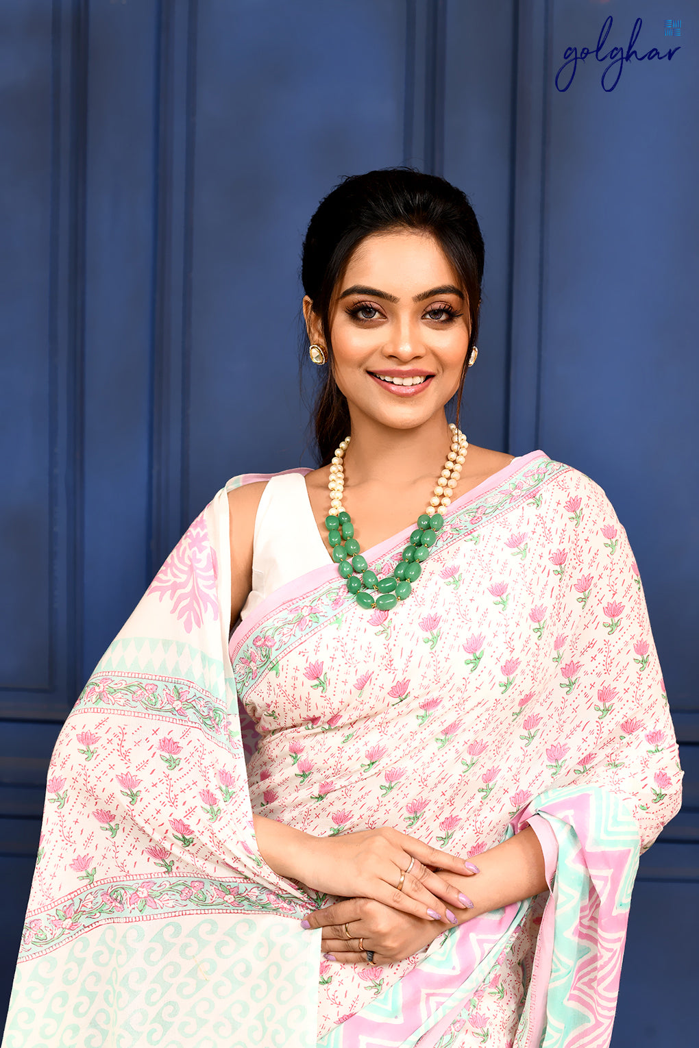 Rosy Mint (Saree)