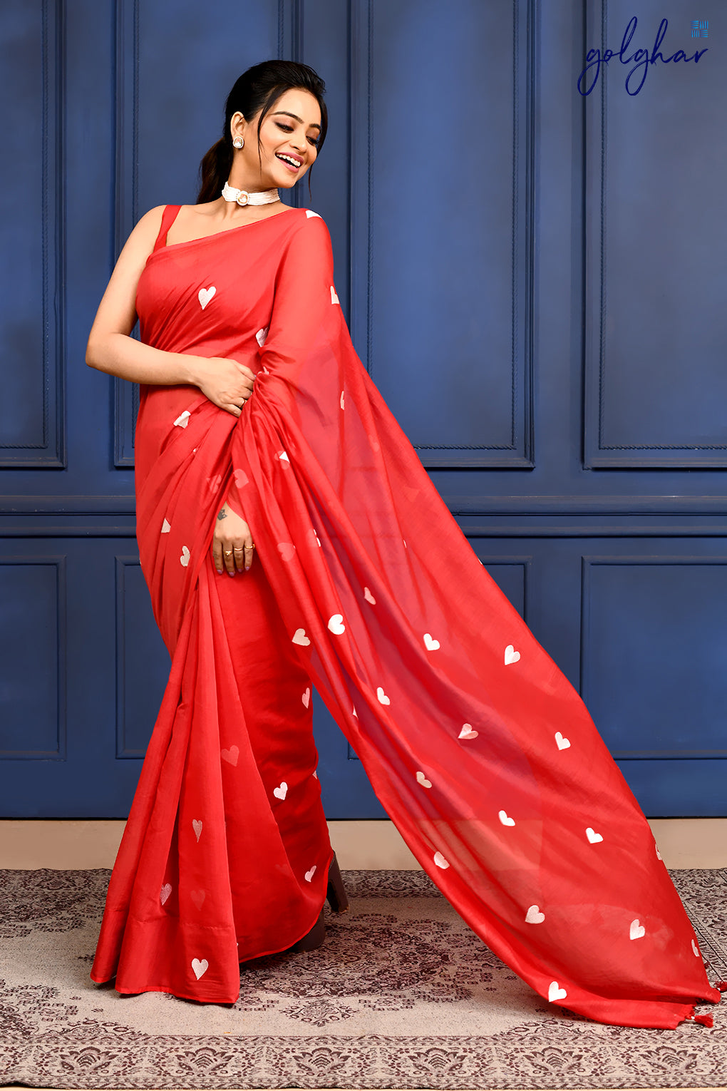 I Heart U (Saree)