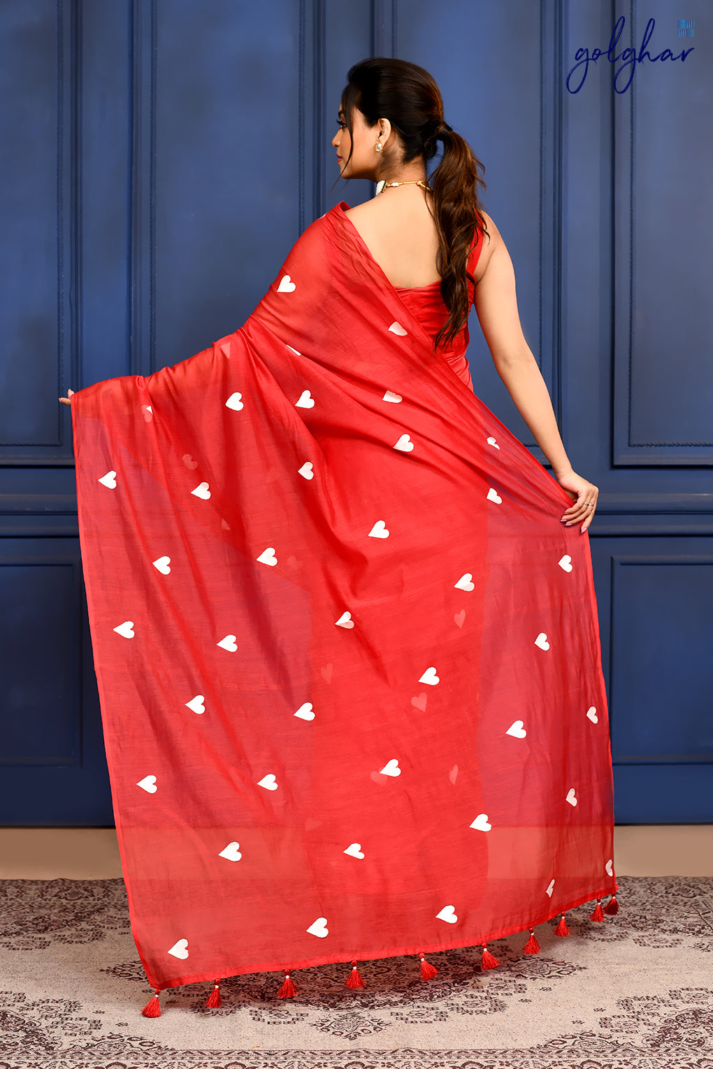 I Heart U (Saree)