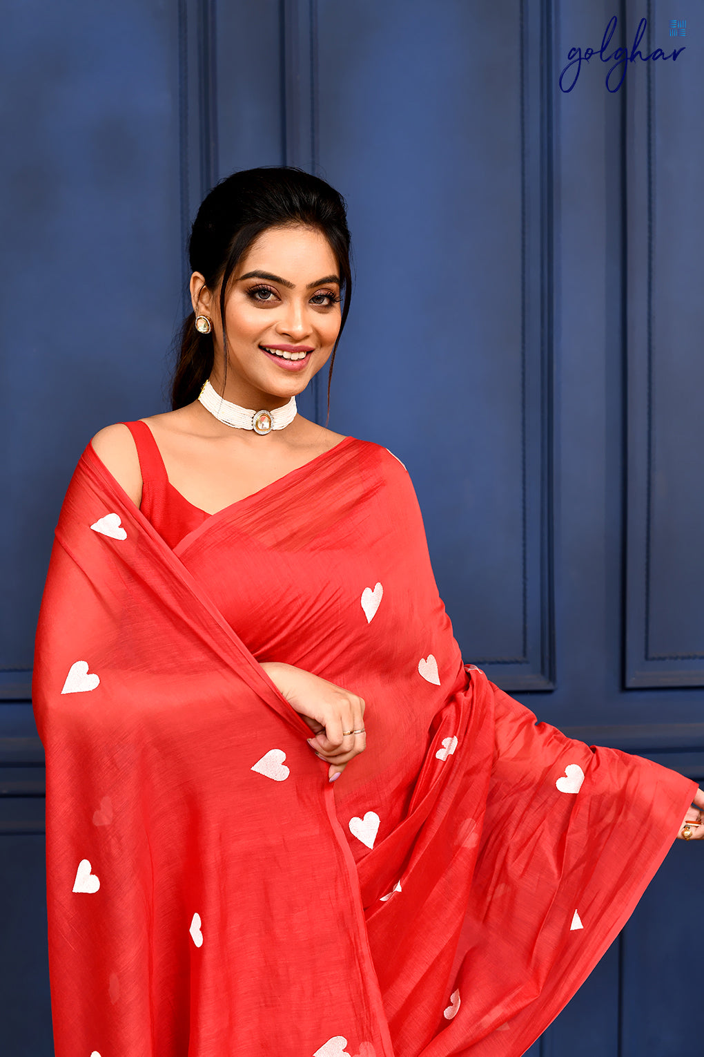 I Heart U (Saree)