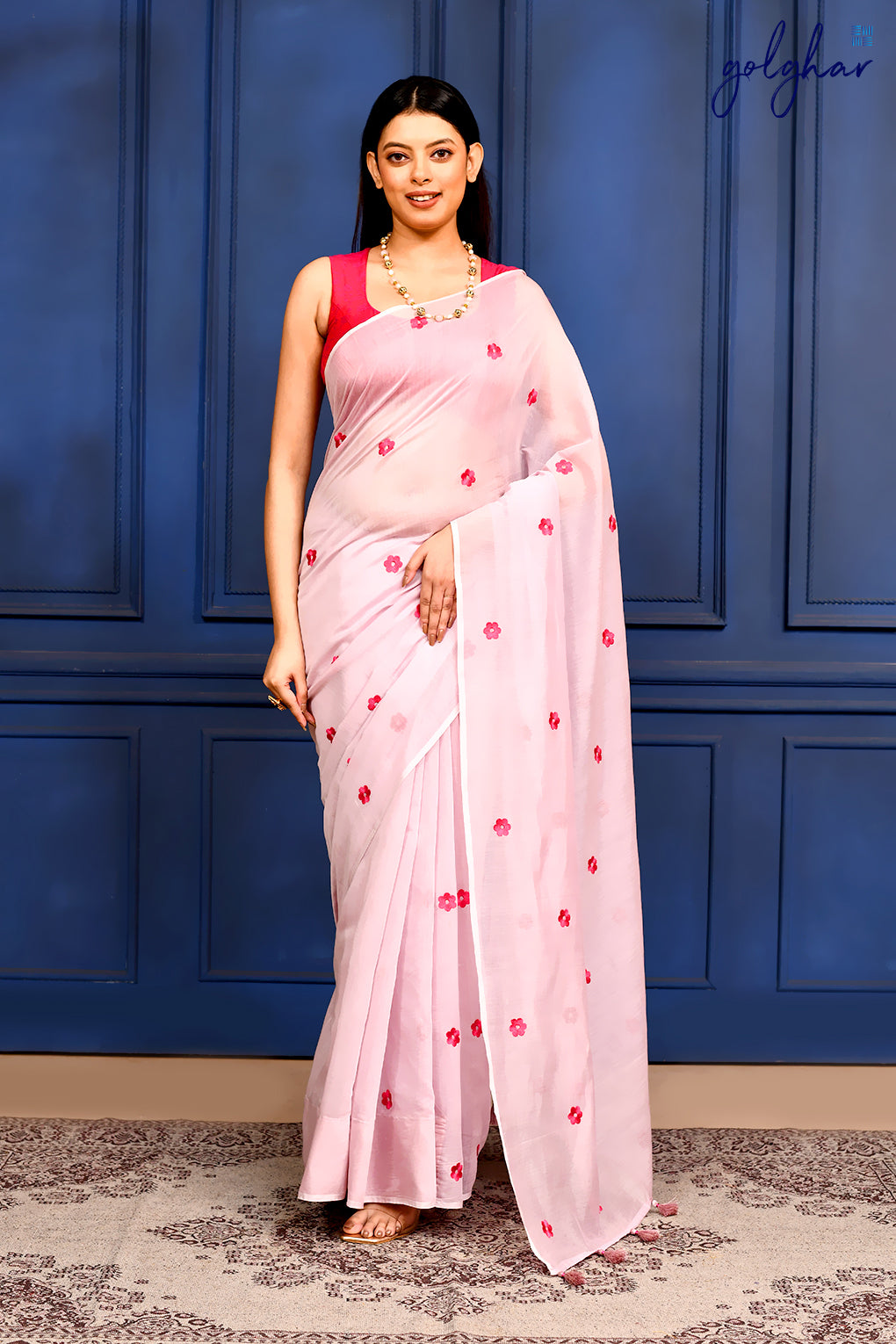 La Vie en Rose (Saree)