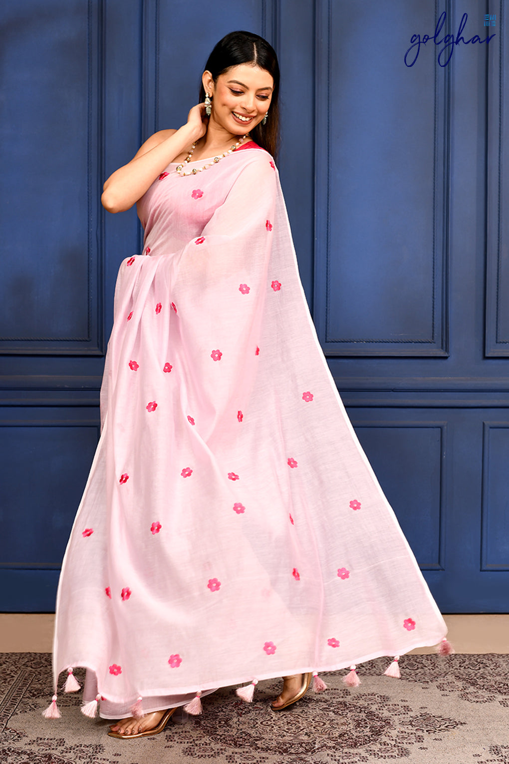 La Vie en Rose (Saree)