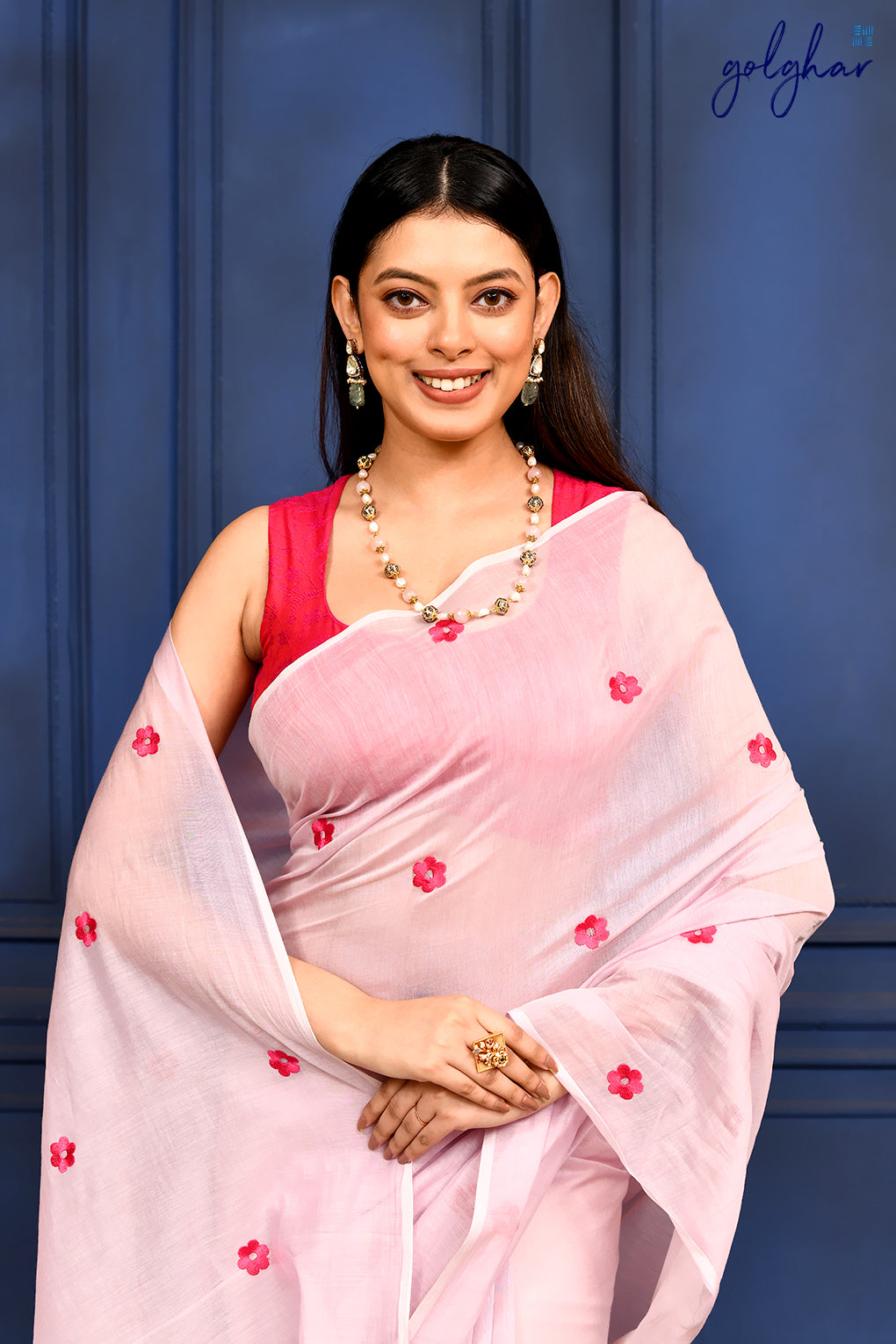 La Vie en Rose (Saree)
