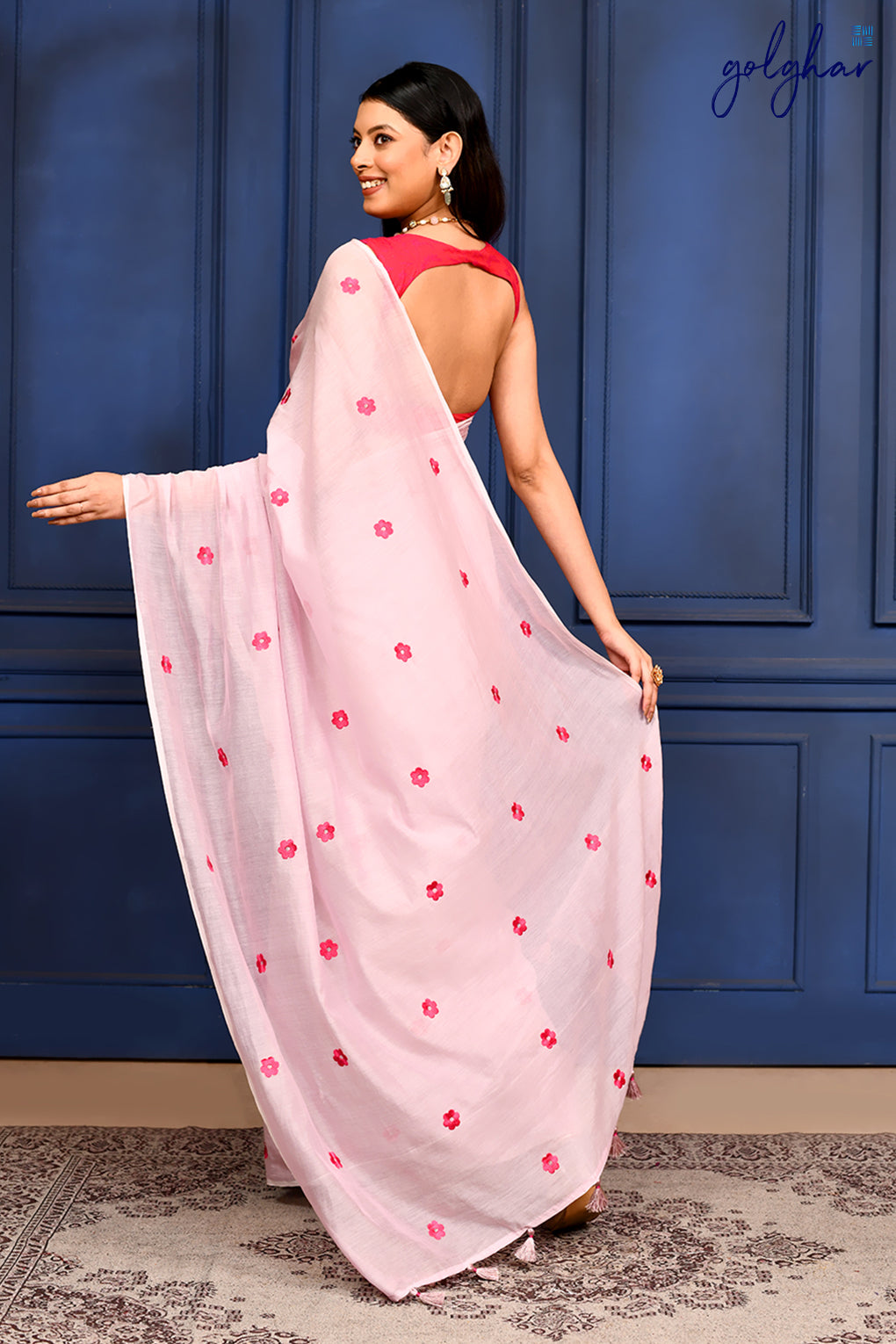La Vie en Rose (Saree)