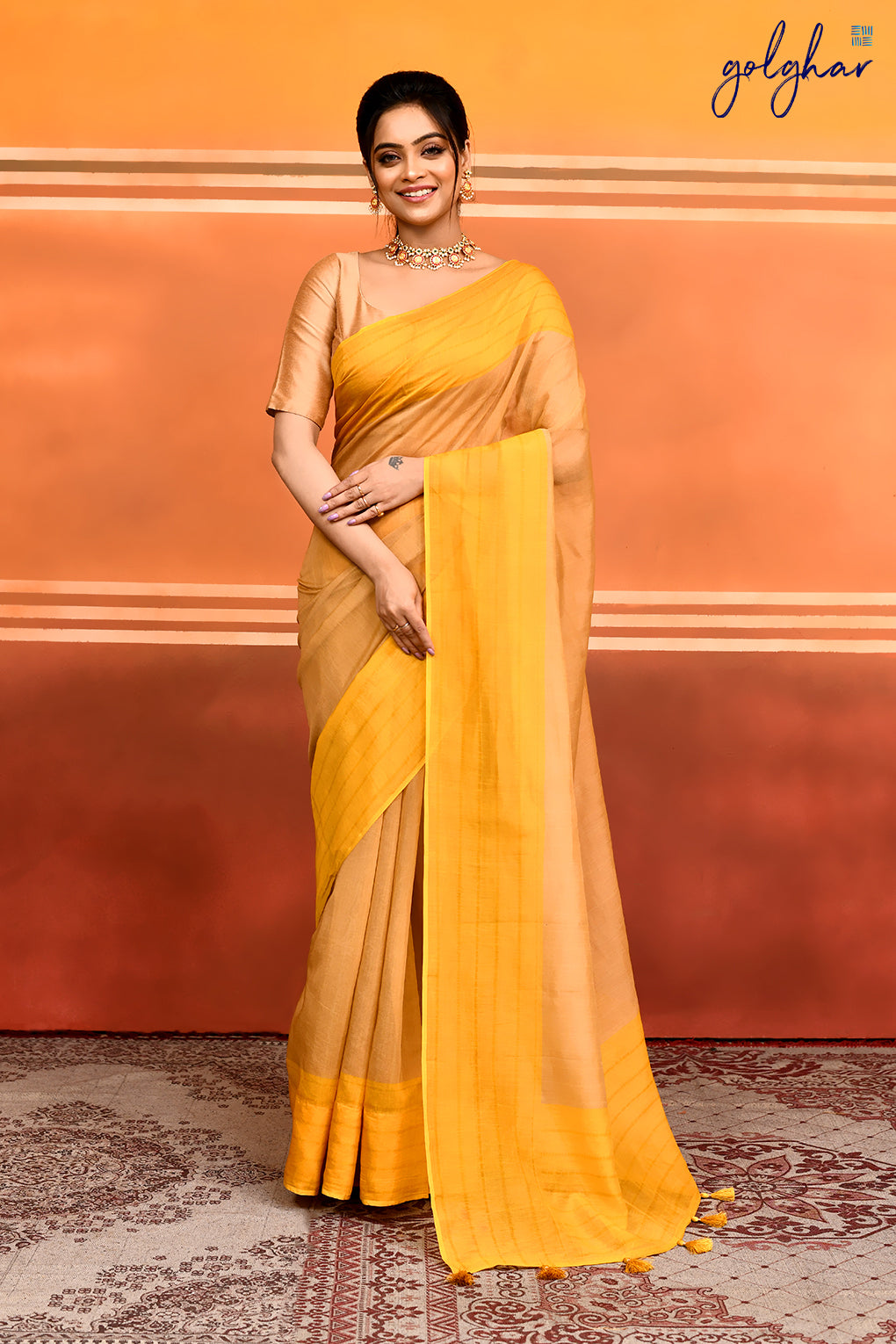 Golden Hour (Saree)