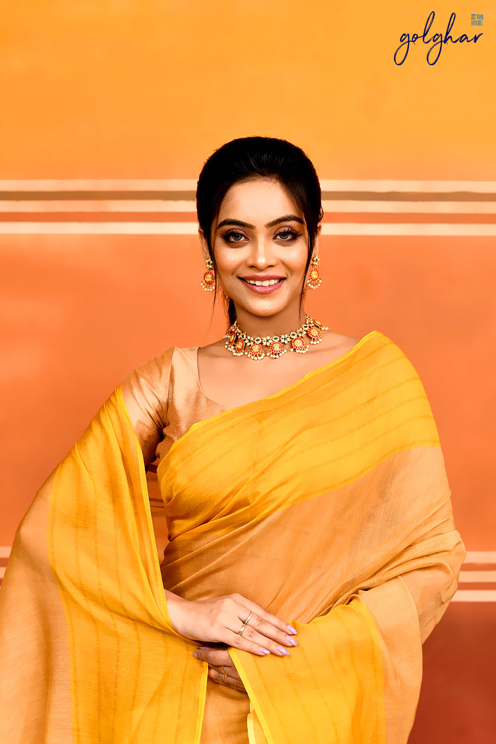Golden Hour (Saree)