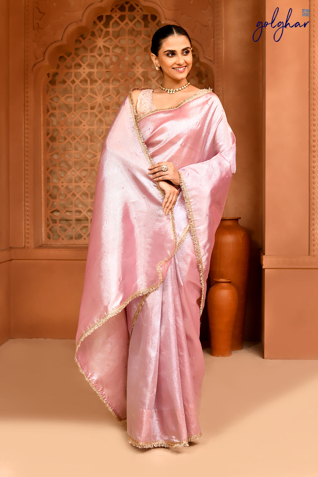 Flamingo Flash (Saree)