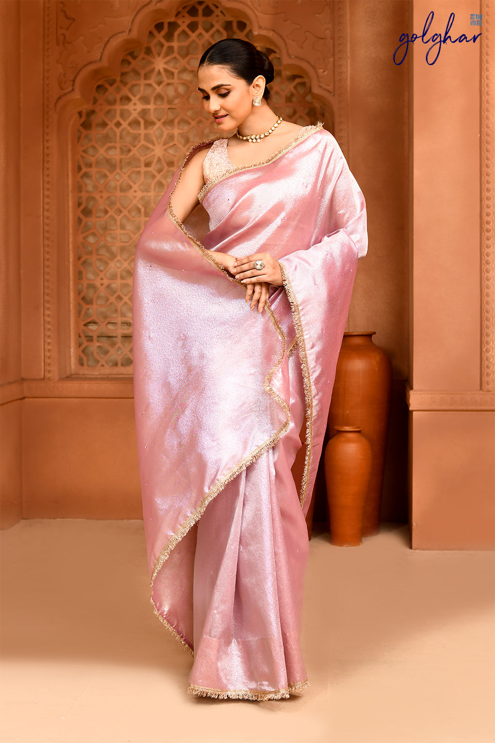 Flamingo Flash (Saree)