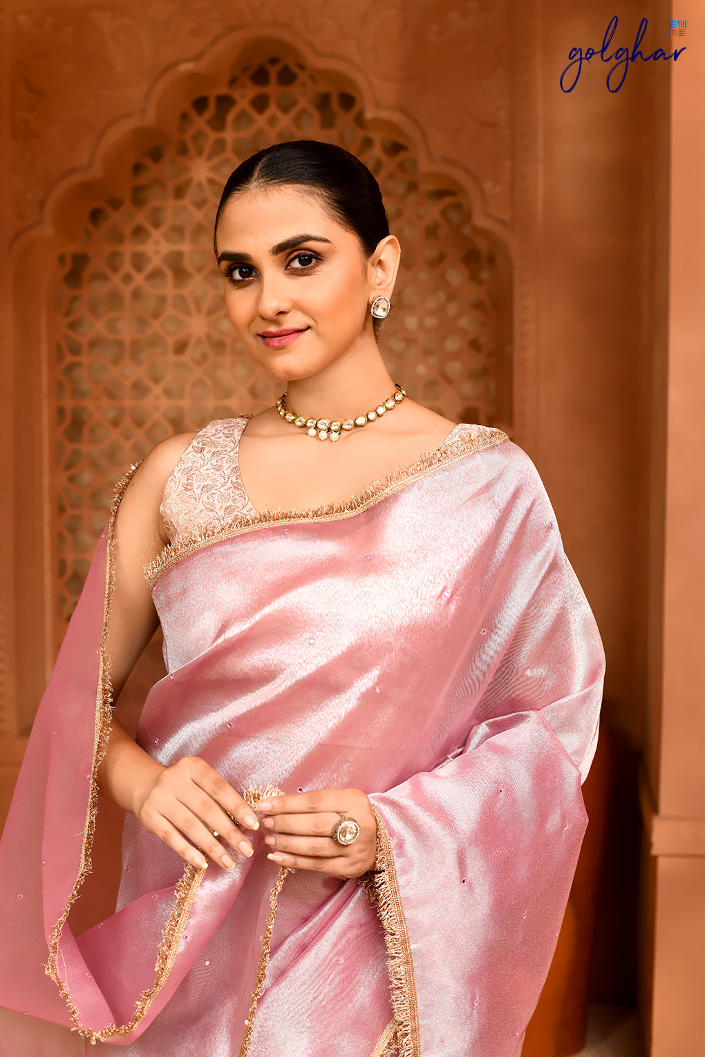 Flamingo Flash (Saree)
