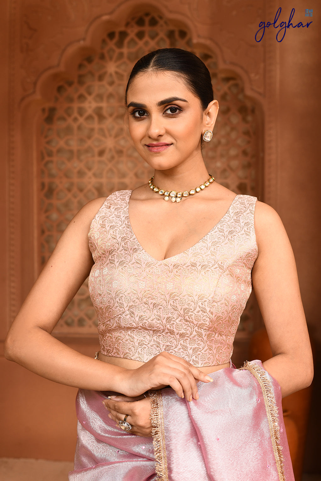 Flamingo Flash (Saree)