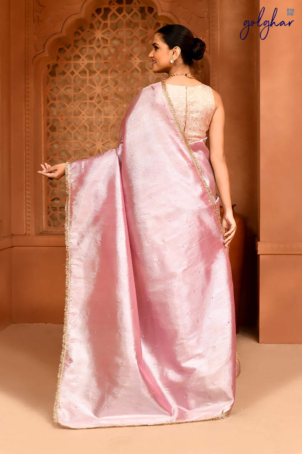 Flamingo Flash (Saree)