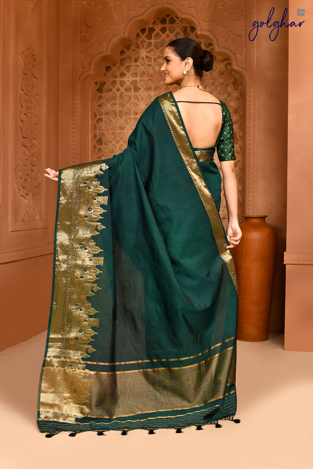 Green Booti (Blouse)