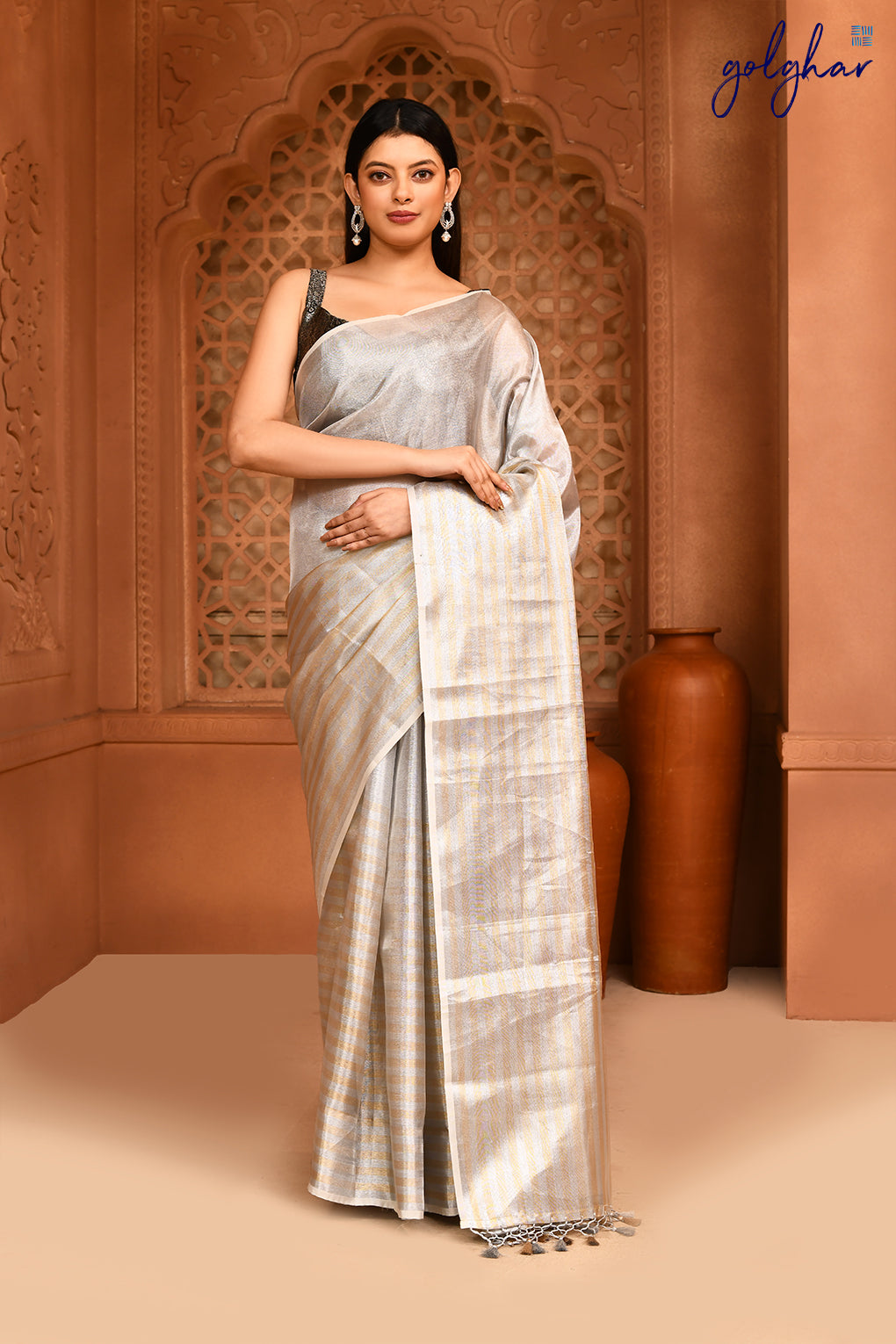 Silver Linings (Saree)