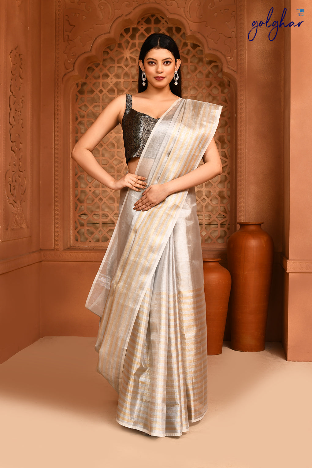 Silver Linings (Saree)