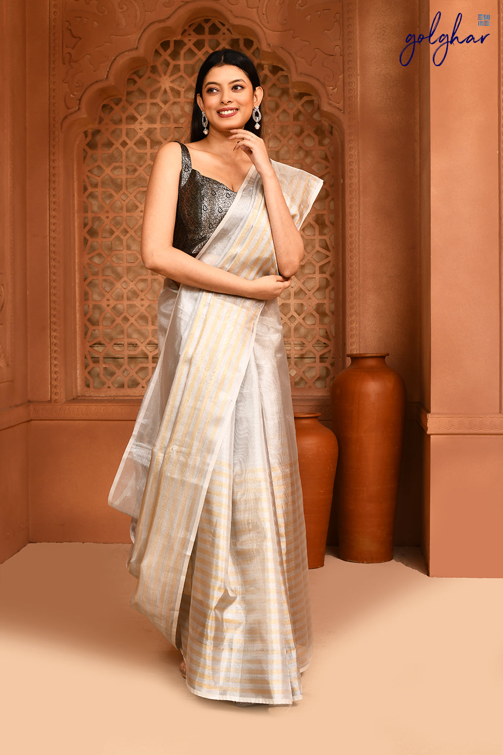 Silver Linings (Saree)
