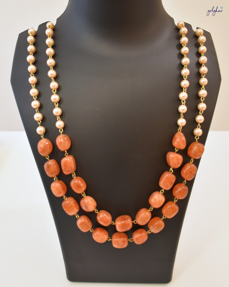 Gulraaz Necklace (Coral)