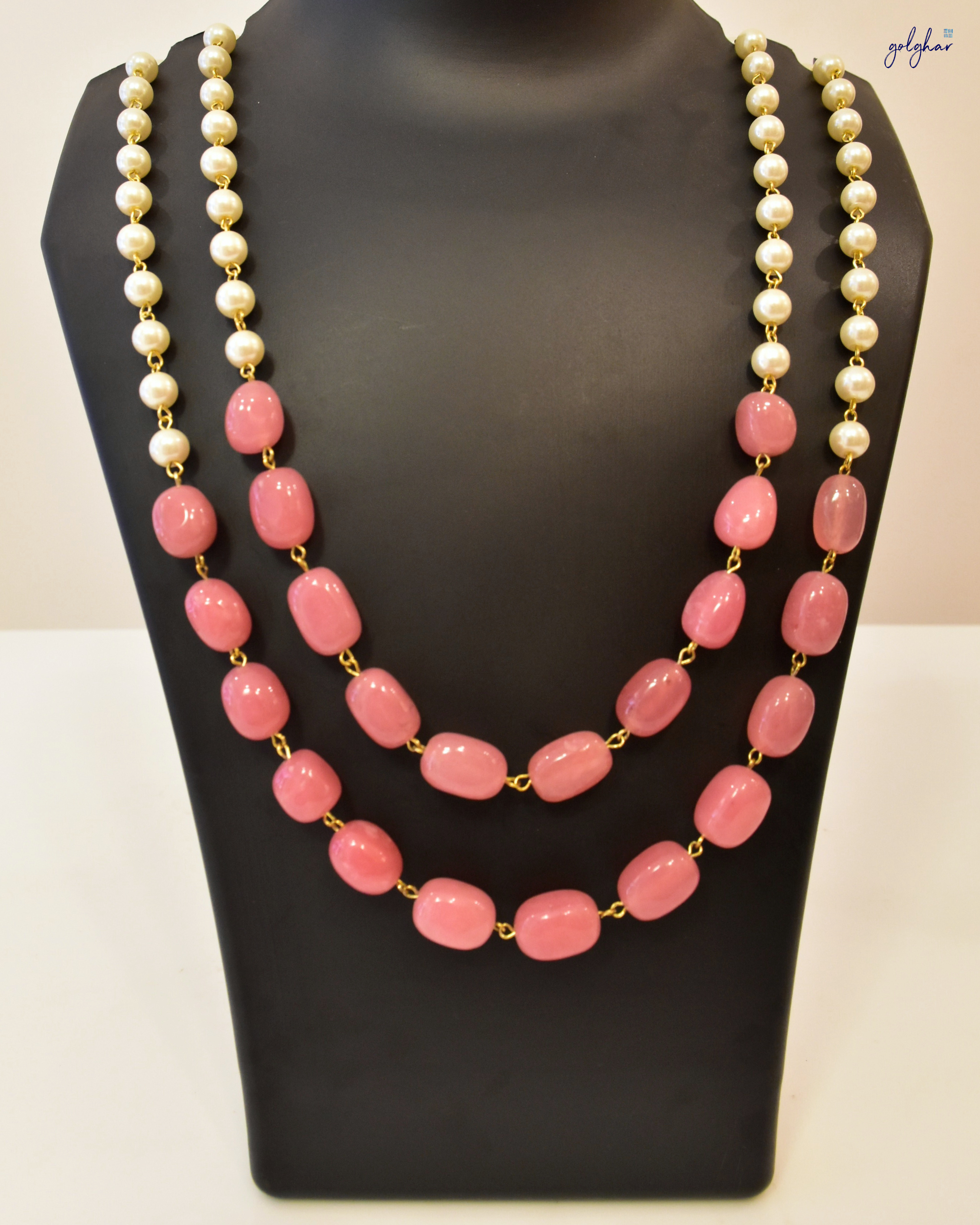 Gulraaz Necklace (Pink)