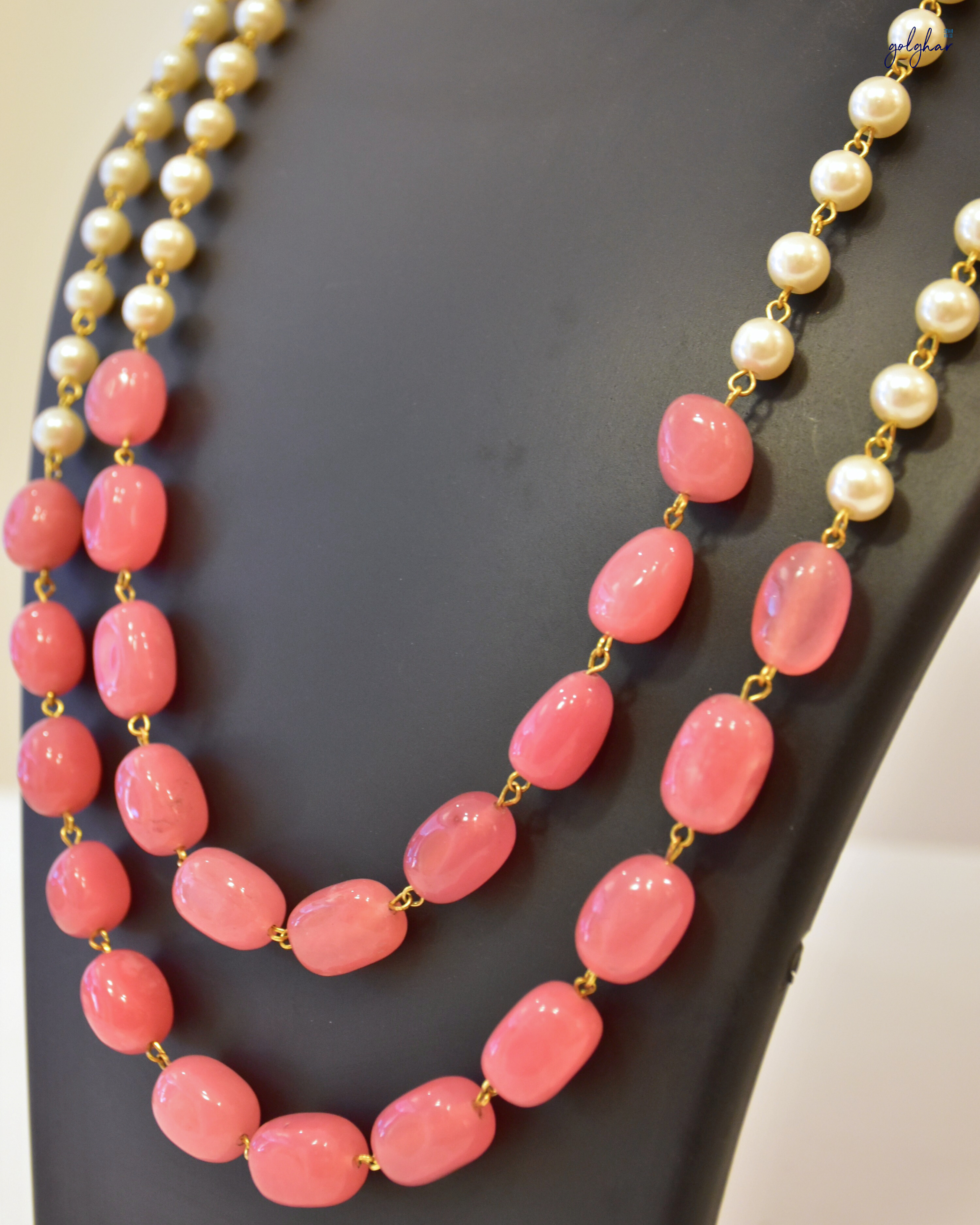 Gulraaz Necklace (Pink)