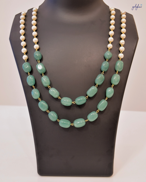 Gulraaz Necklace (Teal Green)