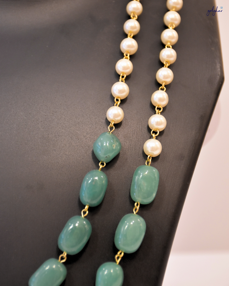 Gulraaz Necklace (Teal Green)