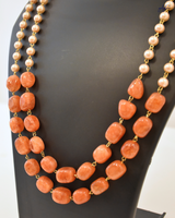 Gulraaz Necklace (Coral)