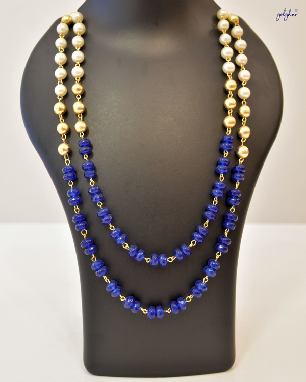 Manjari Necklace (Blue)
