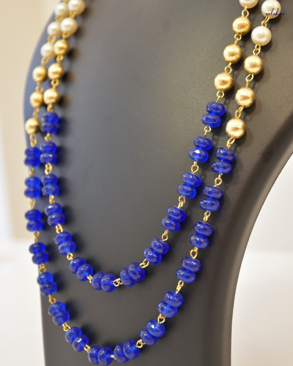 Manjari Necklace (Blue)