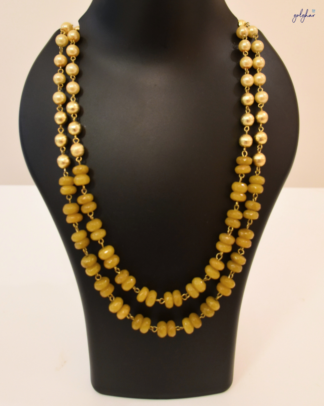 Manjari Necklace (Mustard)